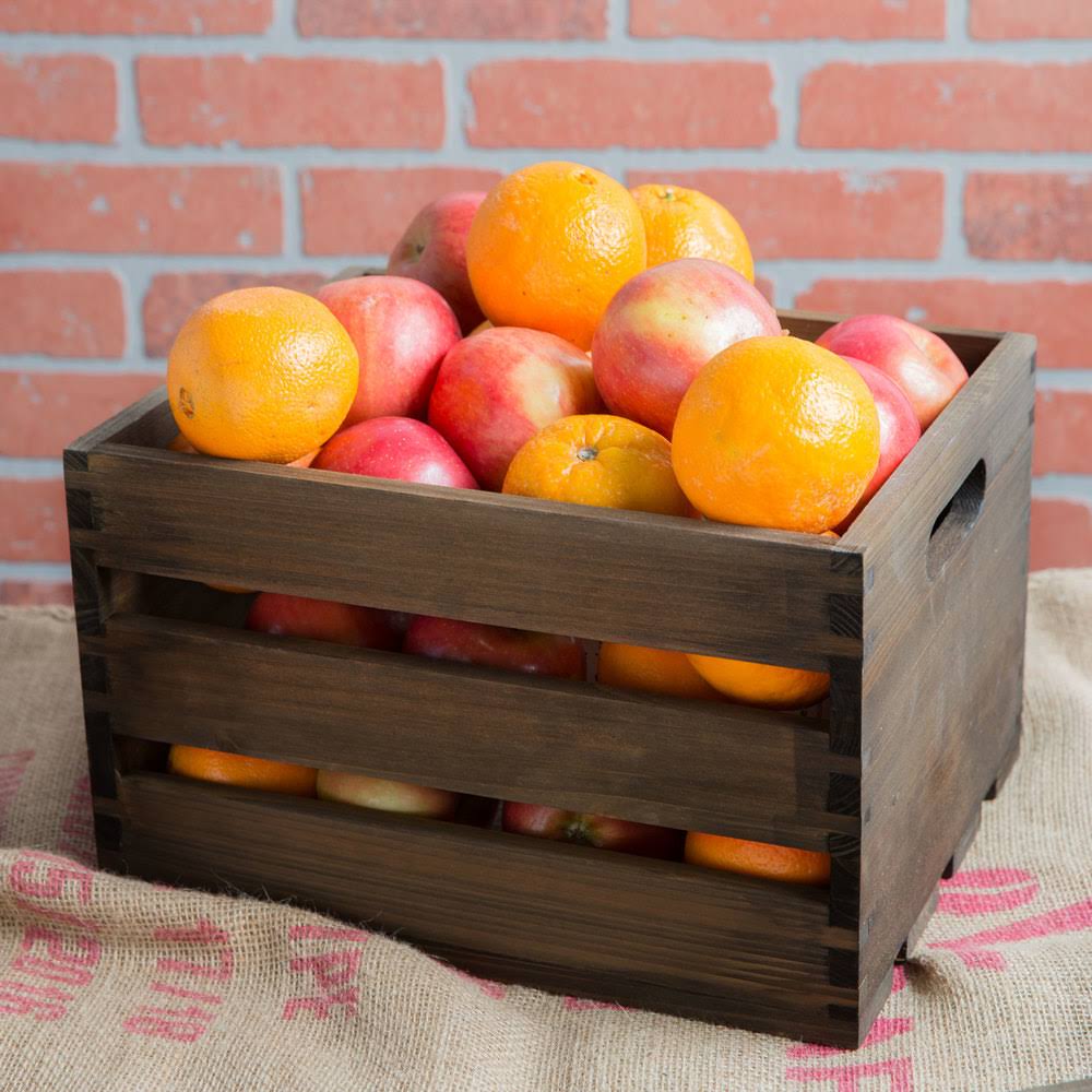 Vintage Wood Rectangular Crate C386