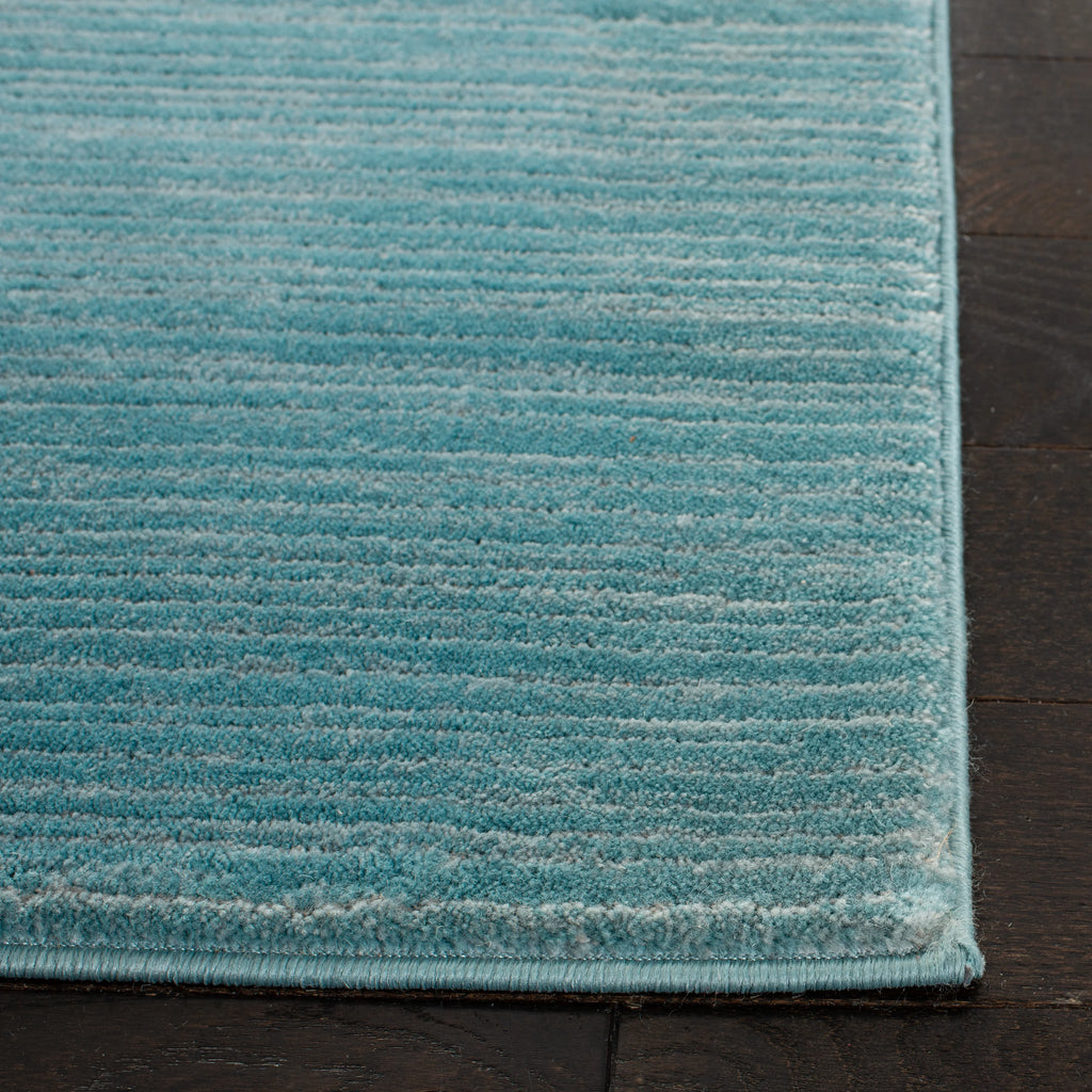 Aqua Overdyed Solid Area Rug Q37059