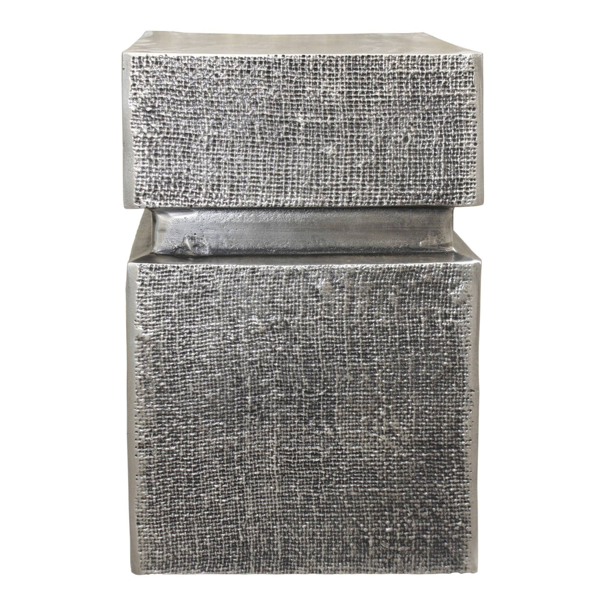 Antique Nickel Accent Table C503860