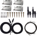 8Ft Tray Cable, 20Ft 10AWG Adaptor Kit, 4 Sets of Z Brackets C4791