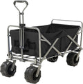 Red & Grey Collapsible Utility Wagon Cart with Wheels O685