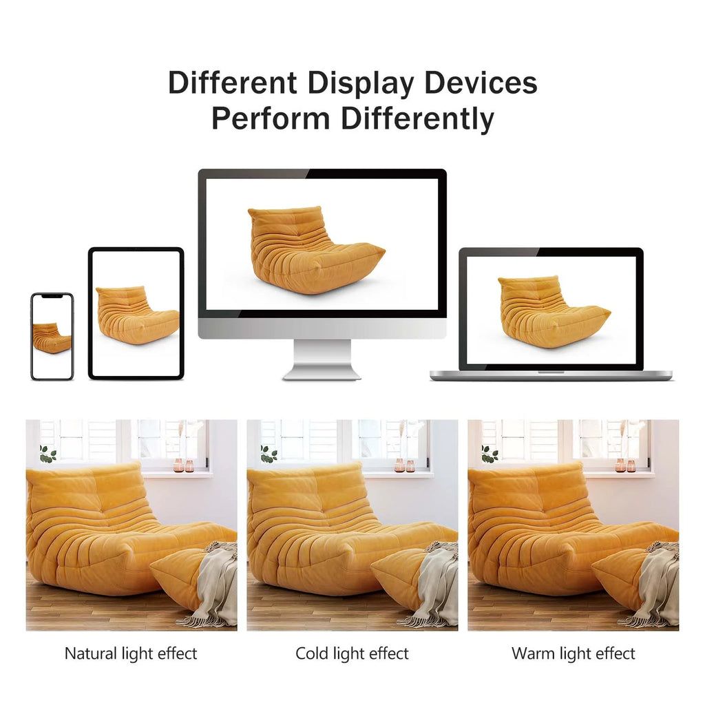 Yellow Floor Chair Sofa Y55669