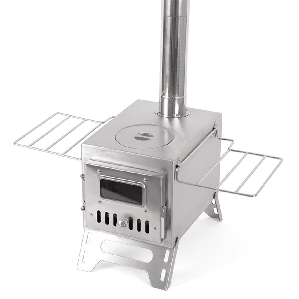 Stainless Steel Foldable Camping Wood Burning Stove O256004