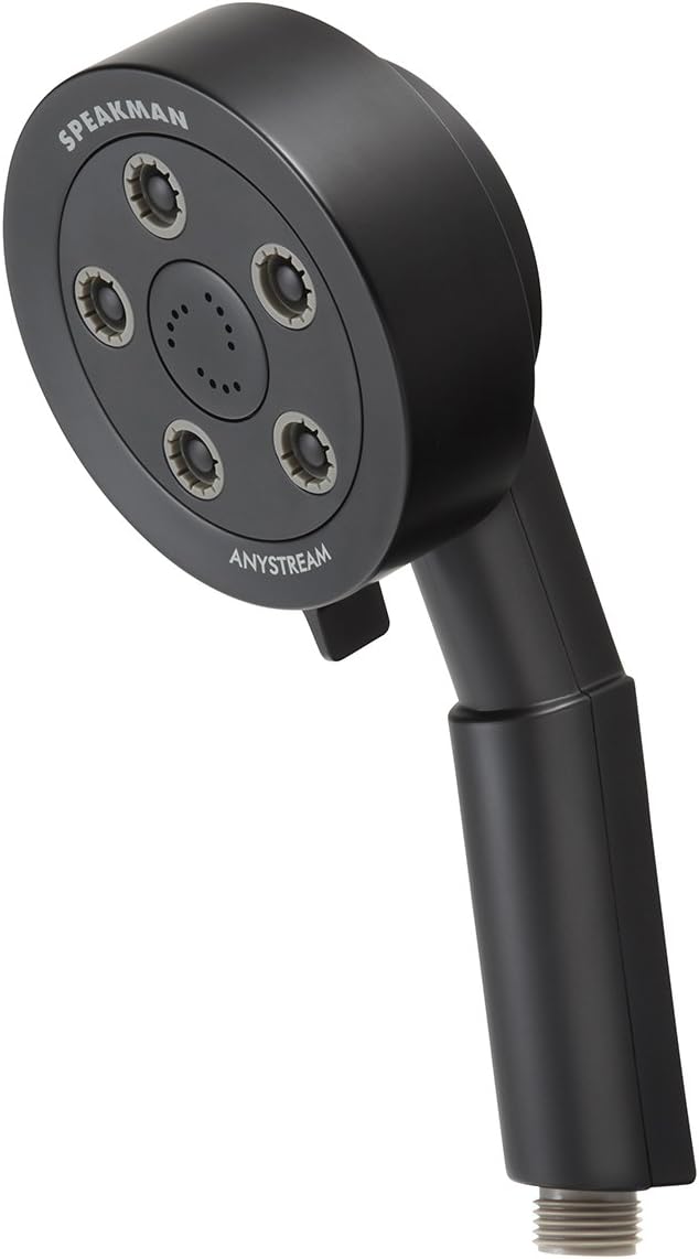 Matte Black Diverter Hand Shower Pack of 2 P779