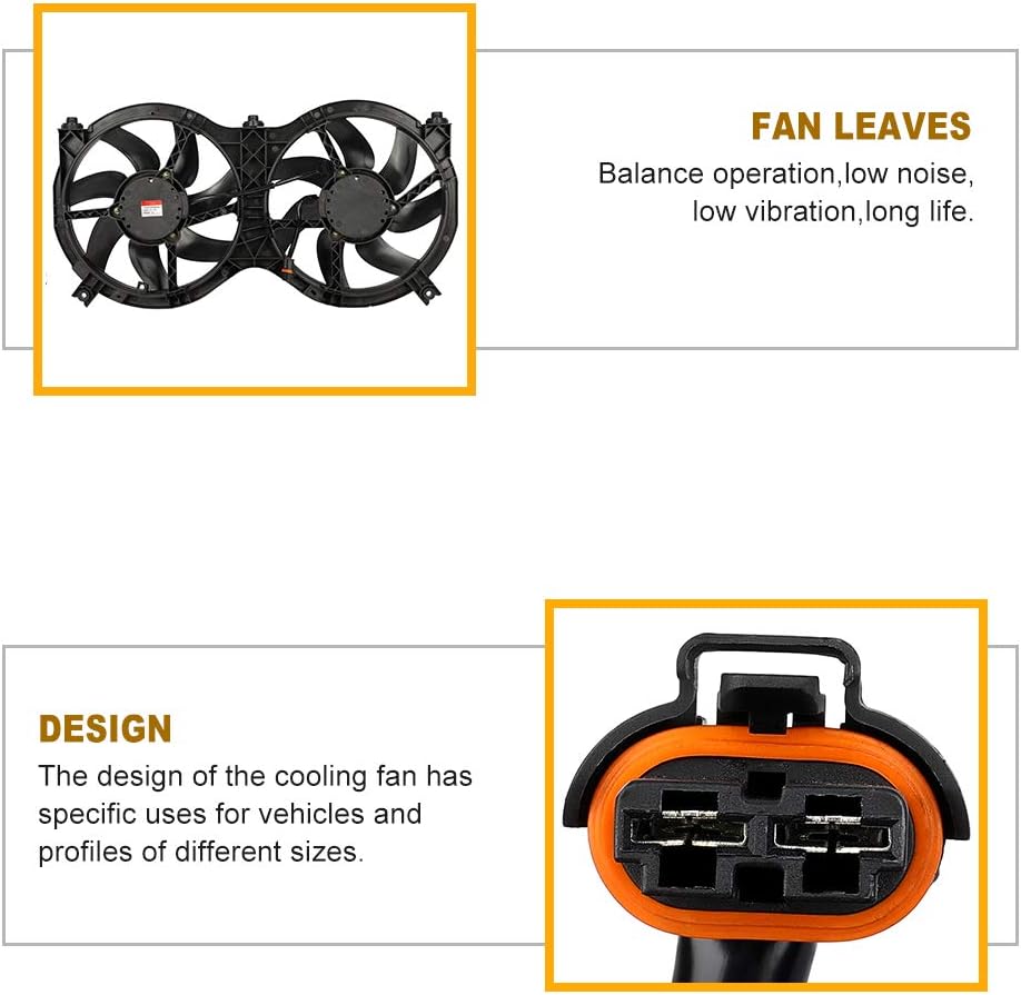 Replacement Cooling Fan Assembly for Infiniti JX35 QX60 Nissan Pathfinder S92599