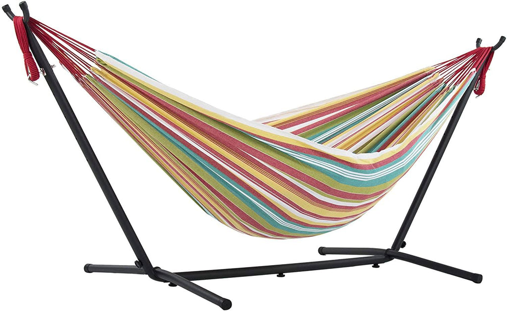 Double Cotton Hammock with Steel Stand X499
