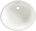 White Under Counter Oval Lavatory Sink F20730