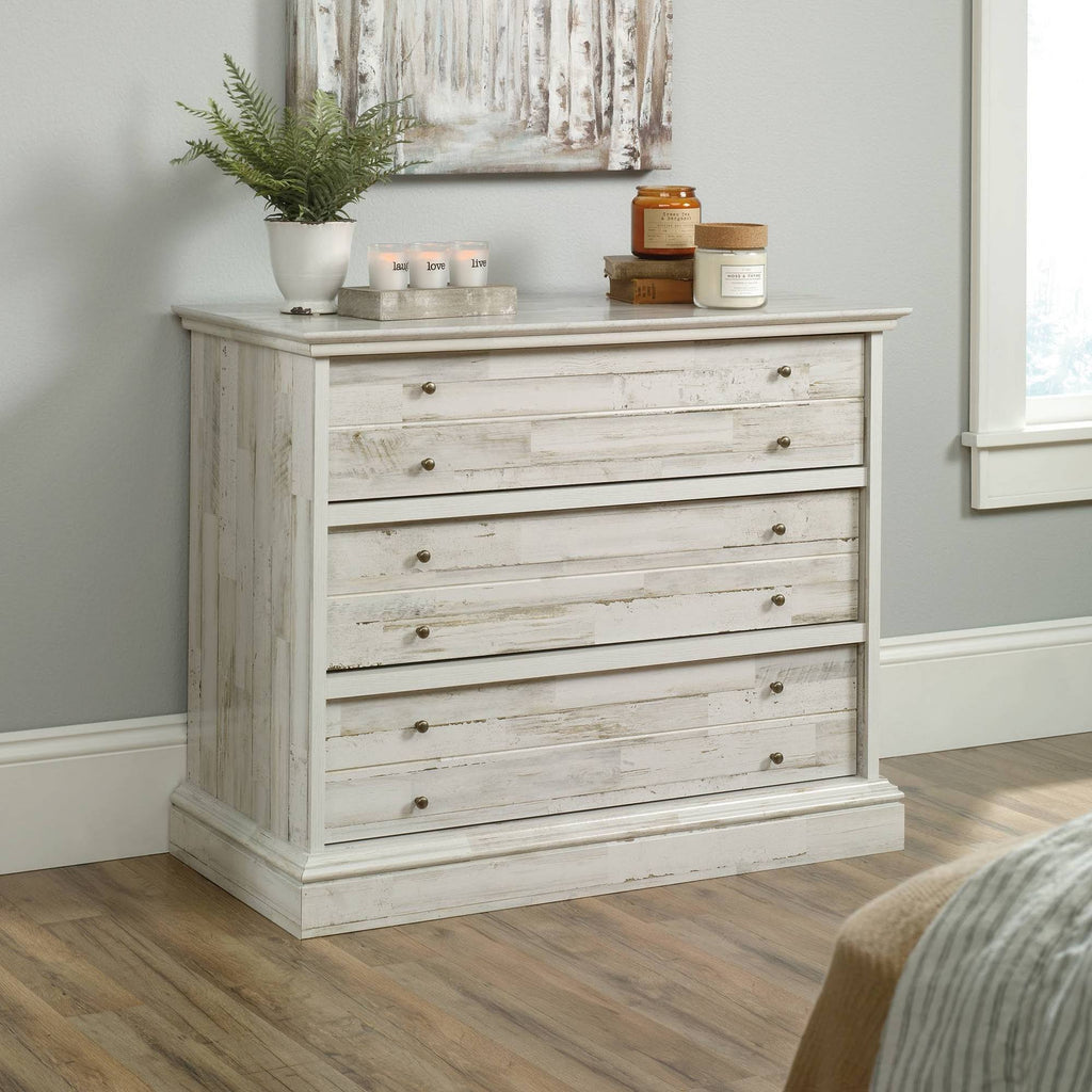 White Plank 3-Drawer Chest T53887