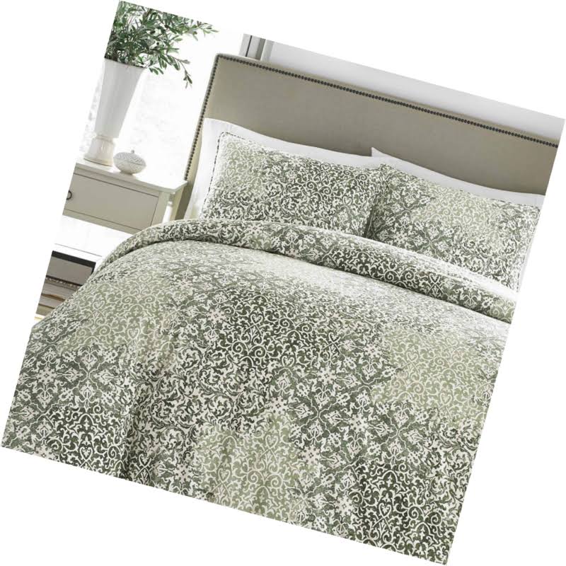 Green King Duvet Cover Set R2457
