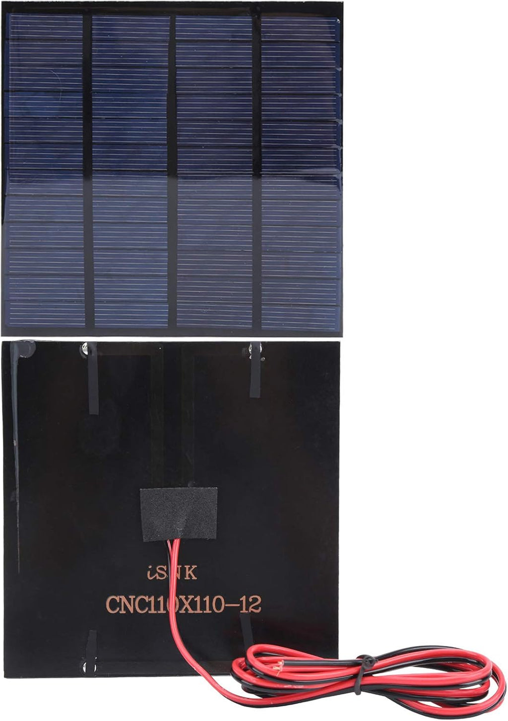 2Pcs DC 12V 150mA Solar Panel Mini Solar Battery Module with 1m Cable Polysilicon Solar Epoxy Cell Charger H107388