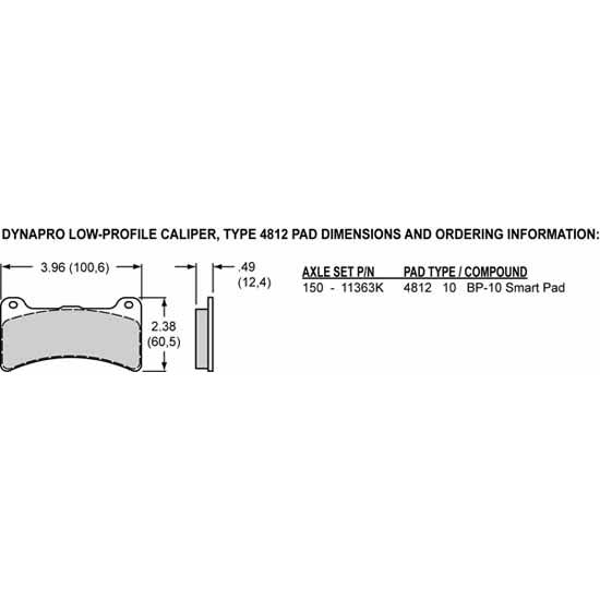 Red Caliper with 1.12in Pistons A7752