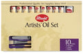 Oil Paint Set, Set of 10 Colors, Nine 37 ml Tubes, One 150 ml Tube Z37771