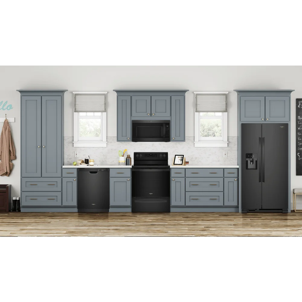 Freestanding Side by Side Refrigerator, 21.4 Cu. Ft. Total Capacity, Frameless Glass N839406