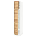 White High Cabinet with Shelves and 2 Doors T318090