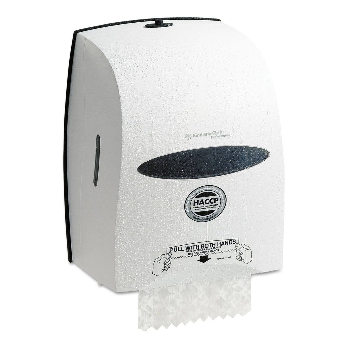 White Sanitouch Roll Towel Dispenser Q771912