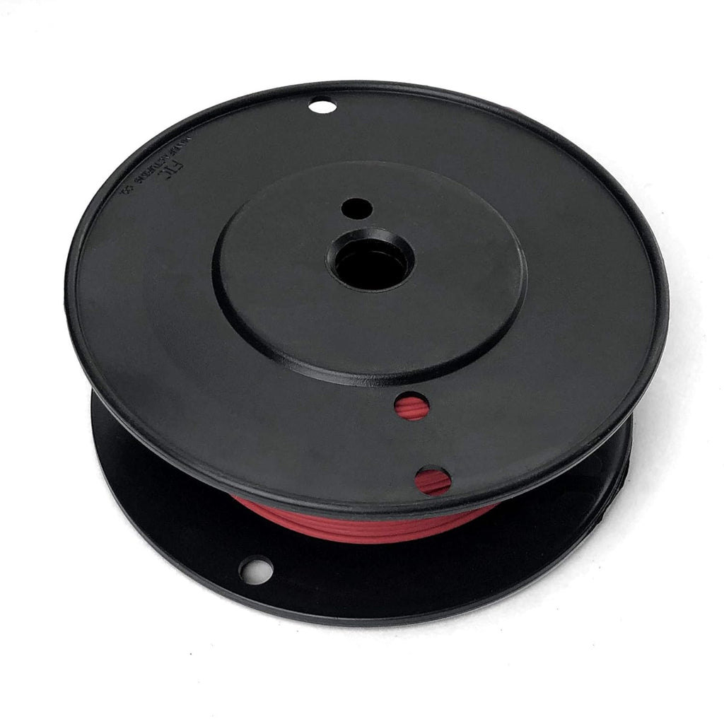 12ga - 100ft Red Stranded Copper Wire Spool, Pack of 2 M5067