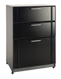 Black 3-Drawer Freestanding Base Cabinet L697454