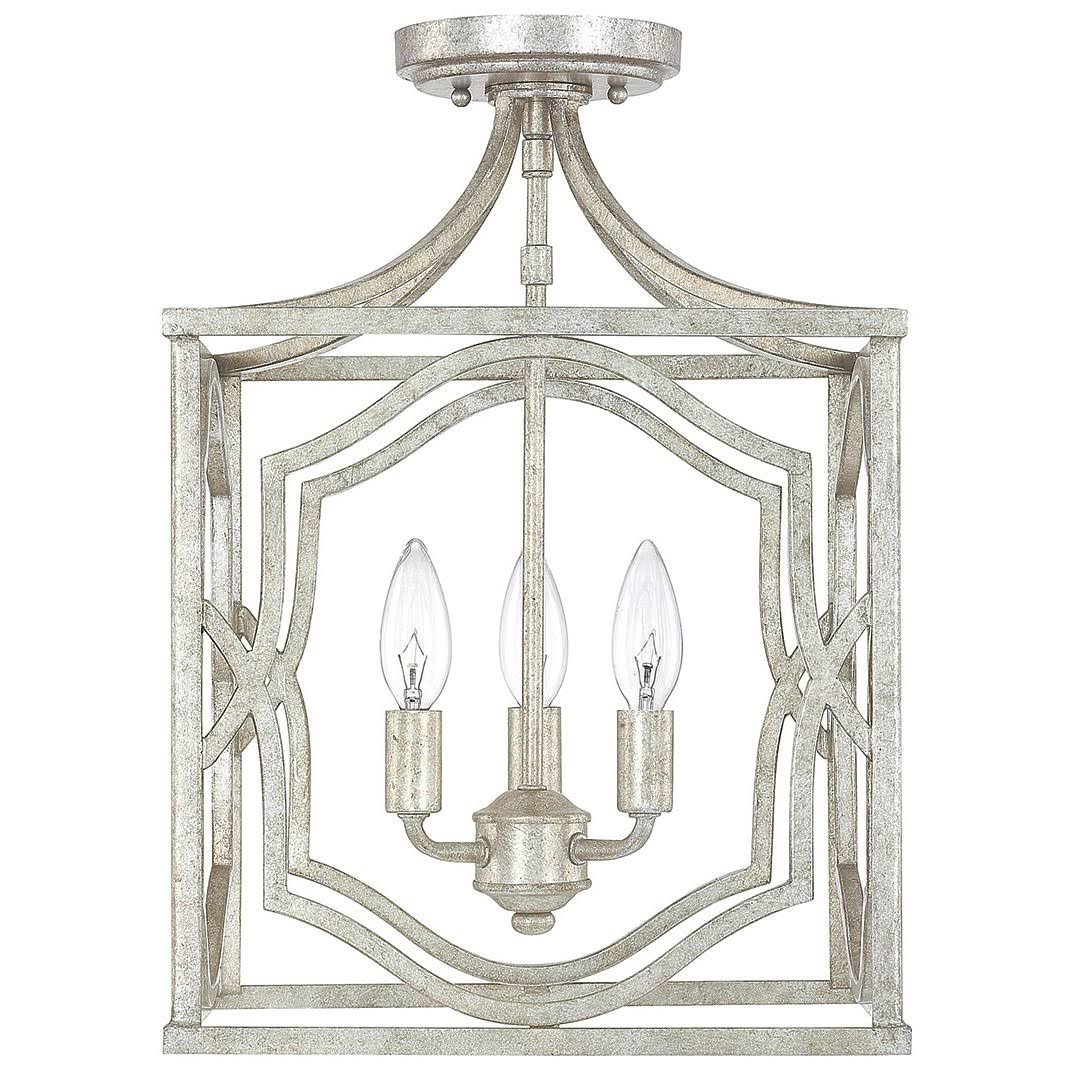 Antique Silver 3 Light Foyer M377939