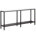 Blackened Bronze Rectangular Console Table P374940