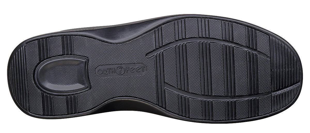 Black 11 W Orthofeet Shoes P638350