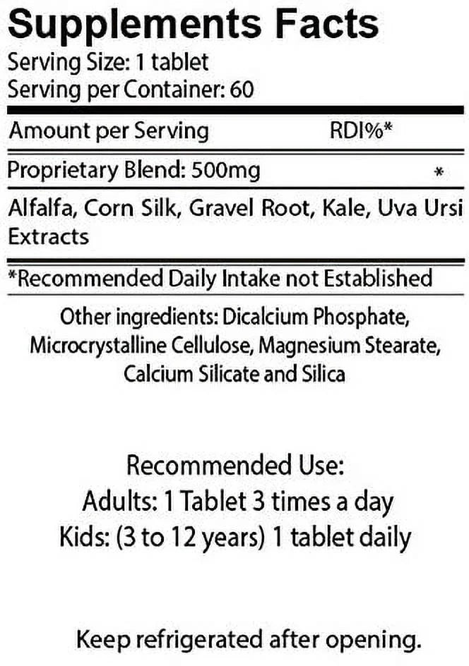 Bladder Fix 60 Tablets Dietary Supplement T435966