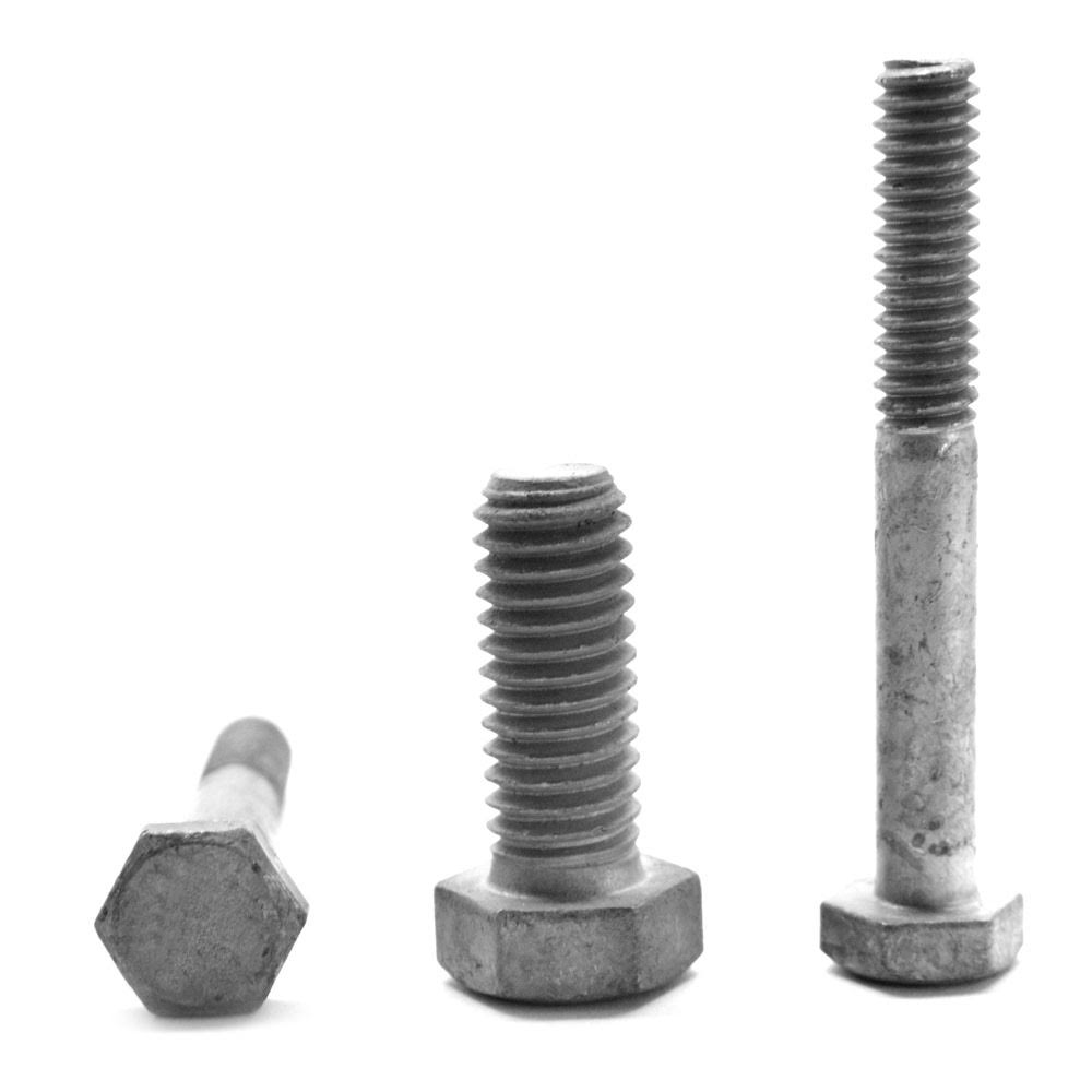 1/2x22-13 x 20x226x22THD Coarse Thread A307 Grade A Hex Bolt Low Carbon Steel Hot Dip Galvanized B784312