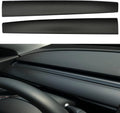 ABS Matte Carbon Fiber Pattern Dash Cover Wrap Pack of 2 E52891