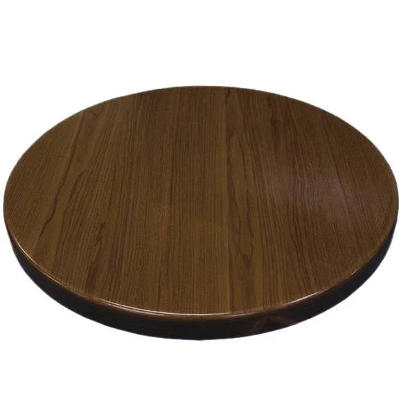 Walnut Resin Round Table Top G773976