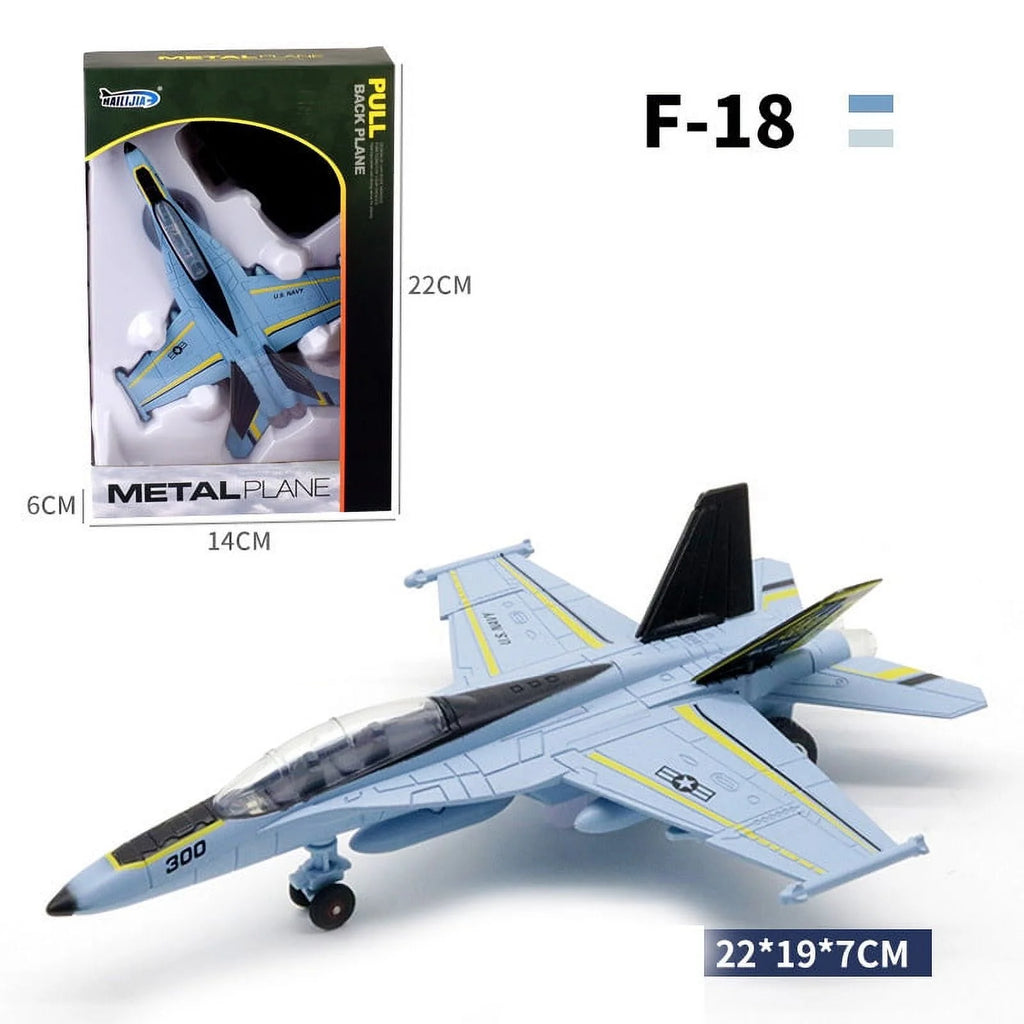Metal Plane Vehicle Playset with Light G586