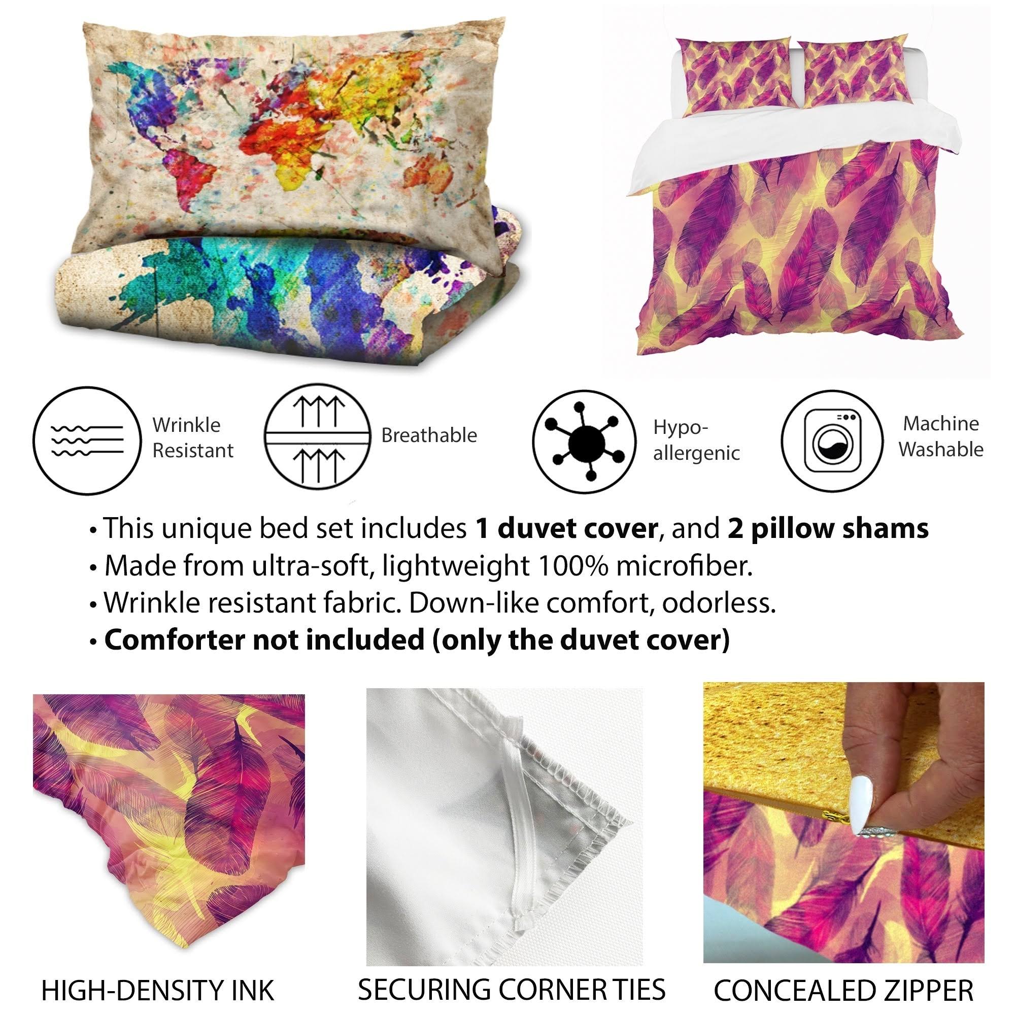 Geometric Bedding Set - Twin Duvet Cover and Sham K41294