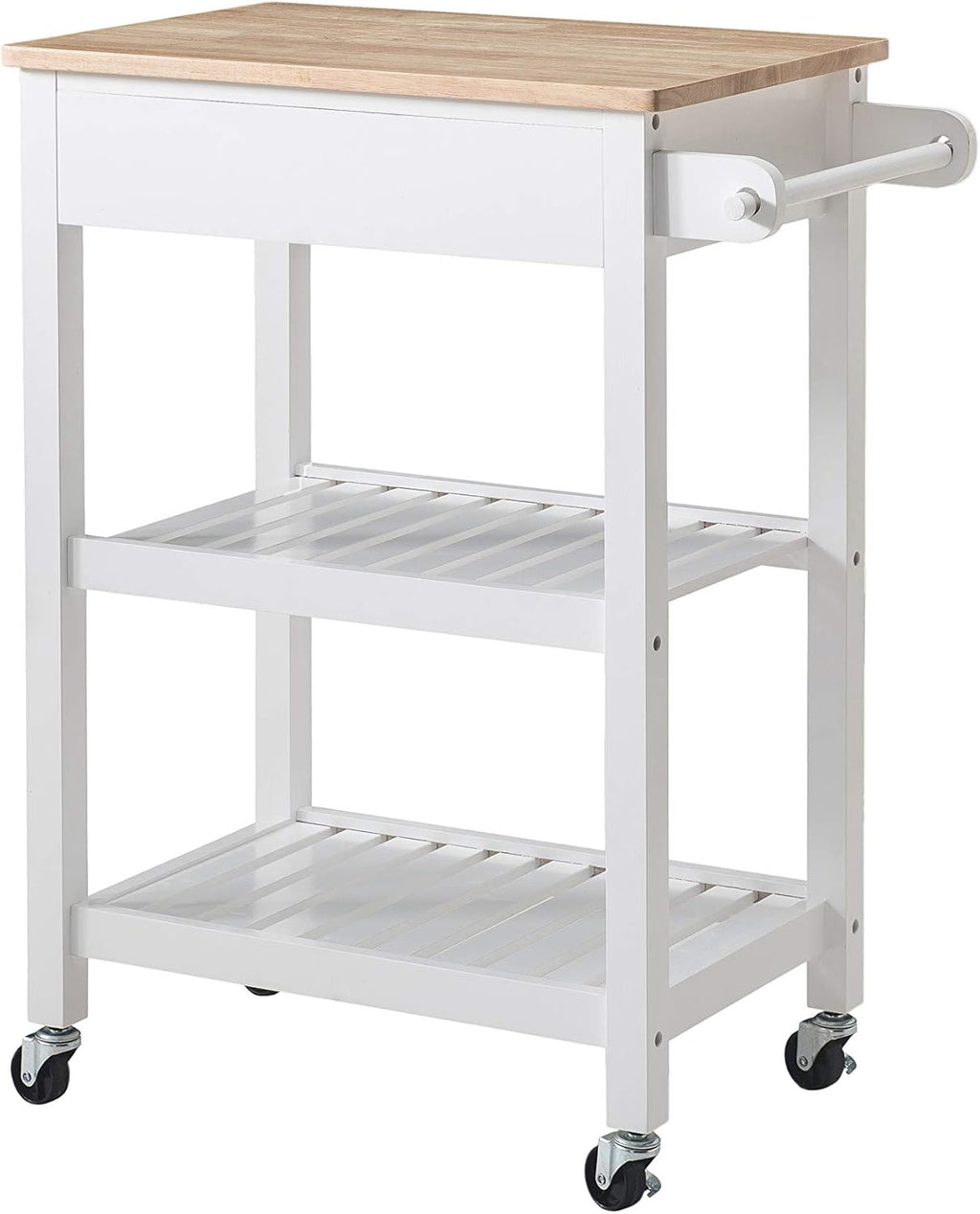 White Kitchen Cart V731336