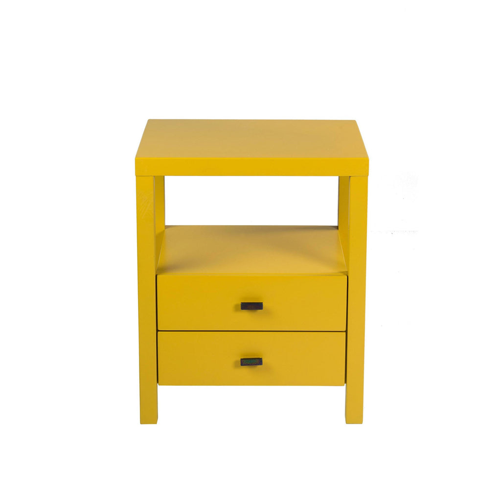Yellow Acacia Accent Table P961406