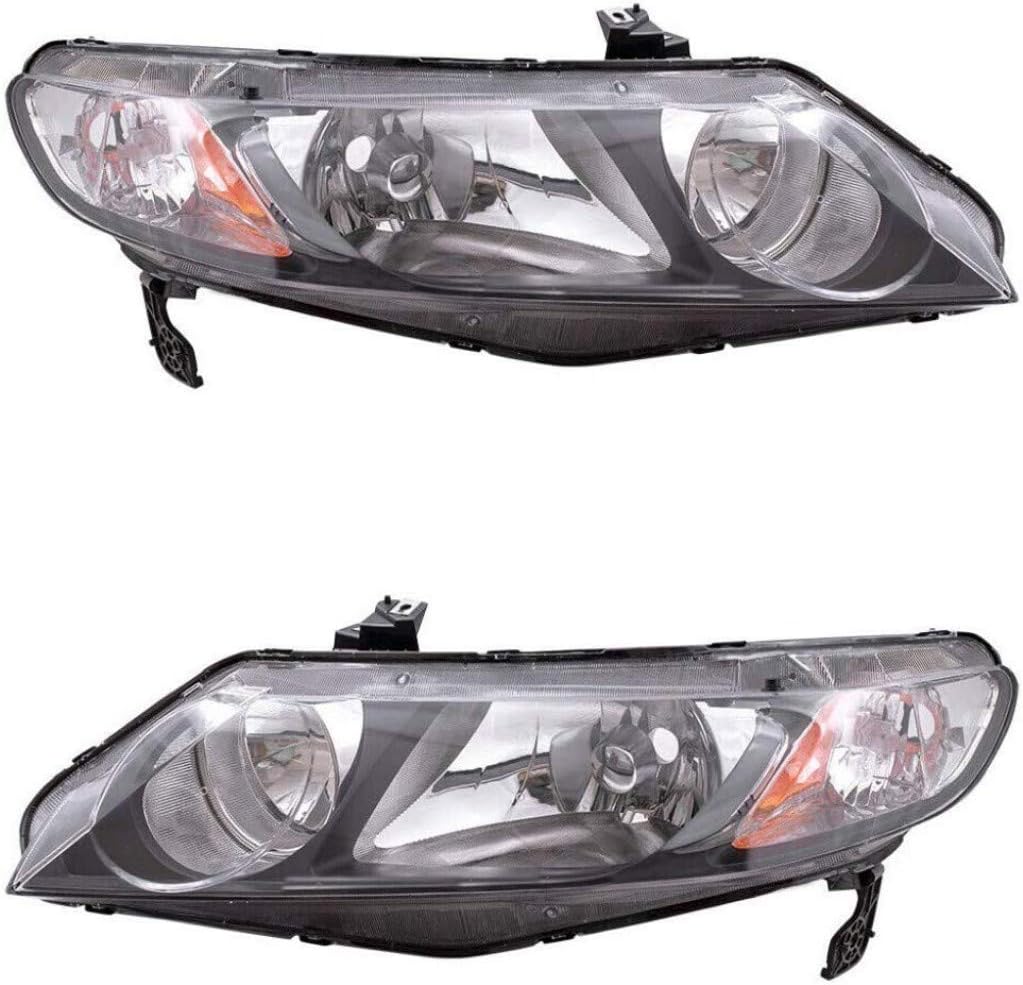 Driver Side Headlight Assembly for Honda Civic 2006-2011 W4775