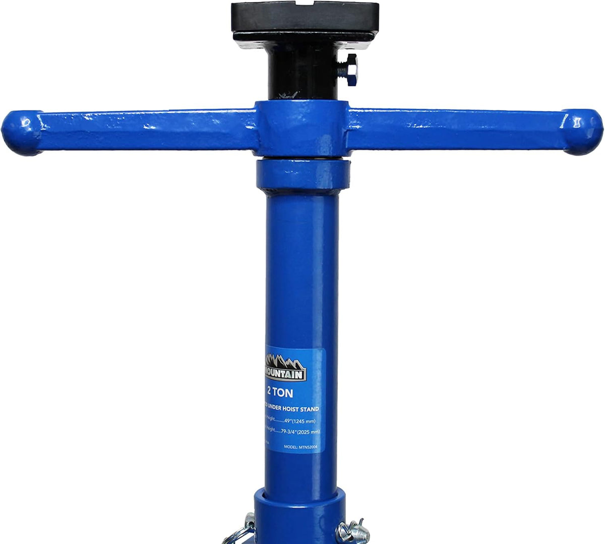 Utility Underhoist Stand with Pedal, Heavy Duty Steel, 1,500 Lb. Lift Capacity V80736