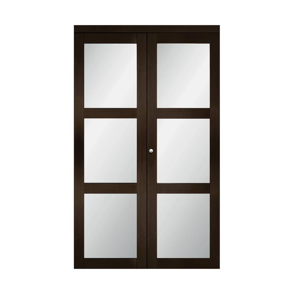 Espresso Glass Bi-Fold Door F934033