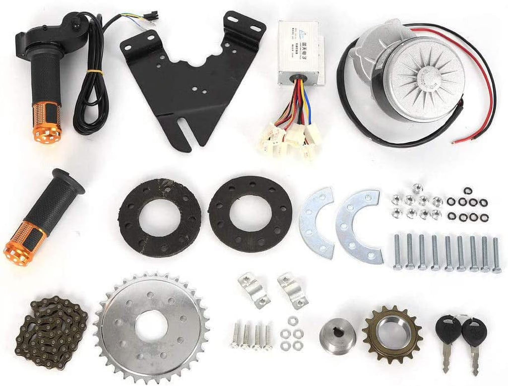Electric Conversion Kit 24V 250W E-Bike Bicycle Brush Drive Motor Lift Chain Freewheel Customized Sprocket X3756
