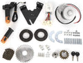 Electric Conversion Kit 24V 250W E-Bike Bicycle Brush Drive Motor Lift Chain Freewheel Customized Sprocket X3756
