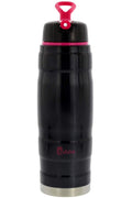 Black and Pink 24oz Stainless Steel Water Bottle M566