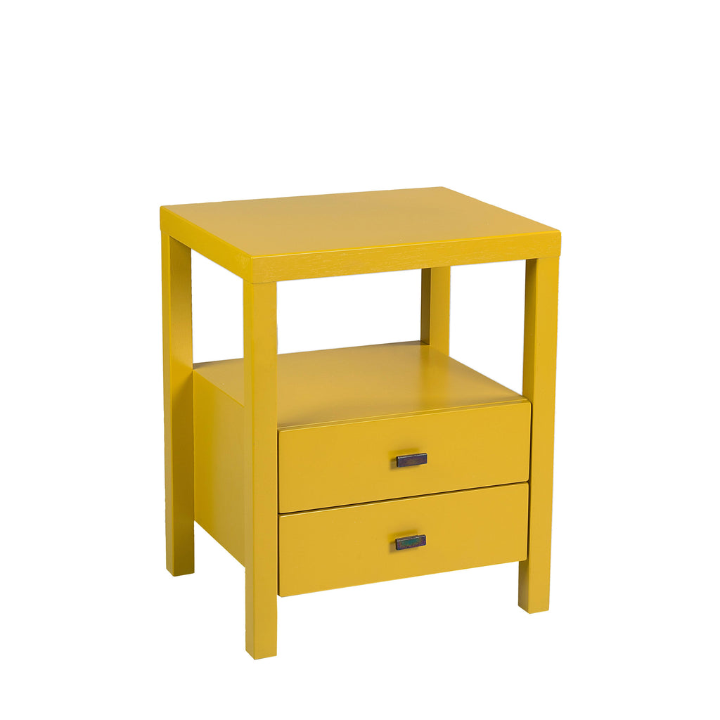 Yellow Acacia Accent Table P961406