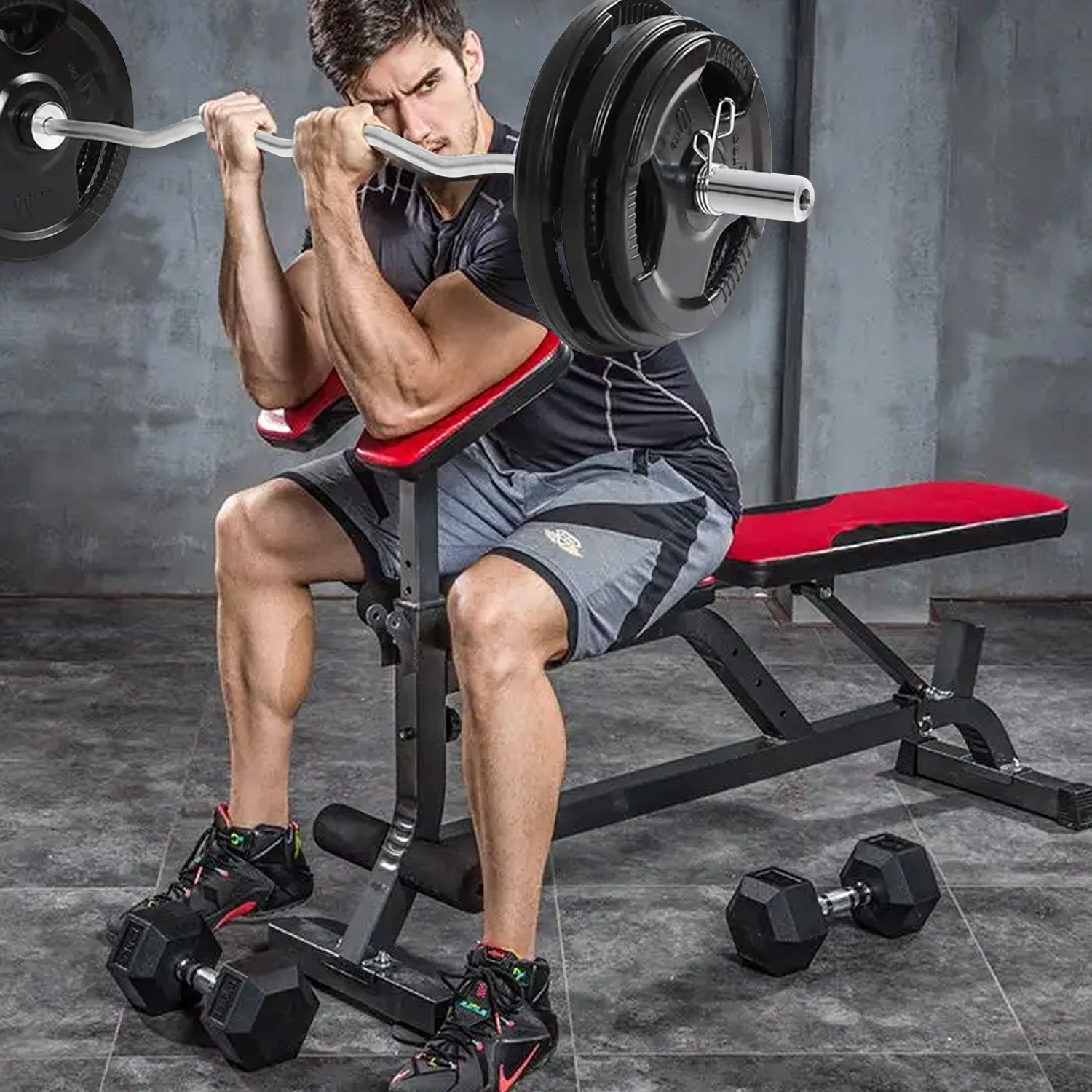 4ft Curl Barbell G82675