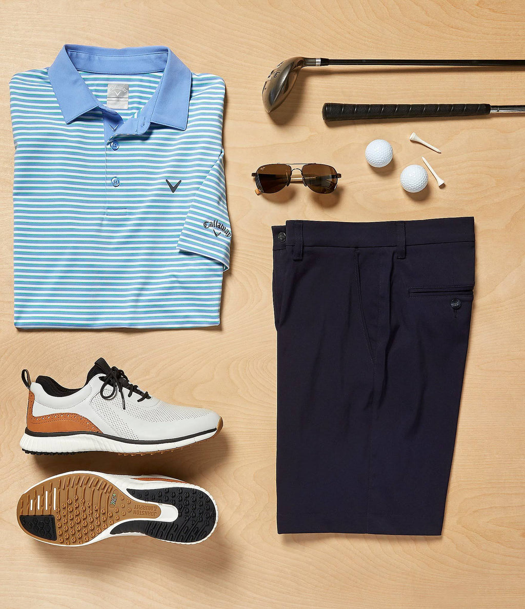 Classic Flat-Front 10 Inseam Golf Shorts F925190
