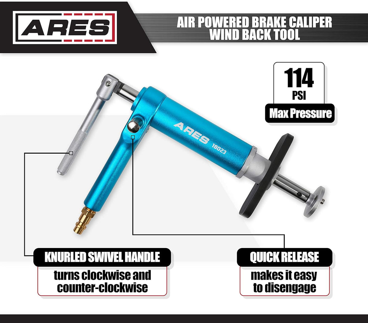 23-Piece Brake Caliper Wind Back Tool Set with Storage Case J971688