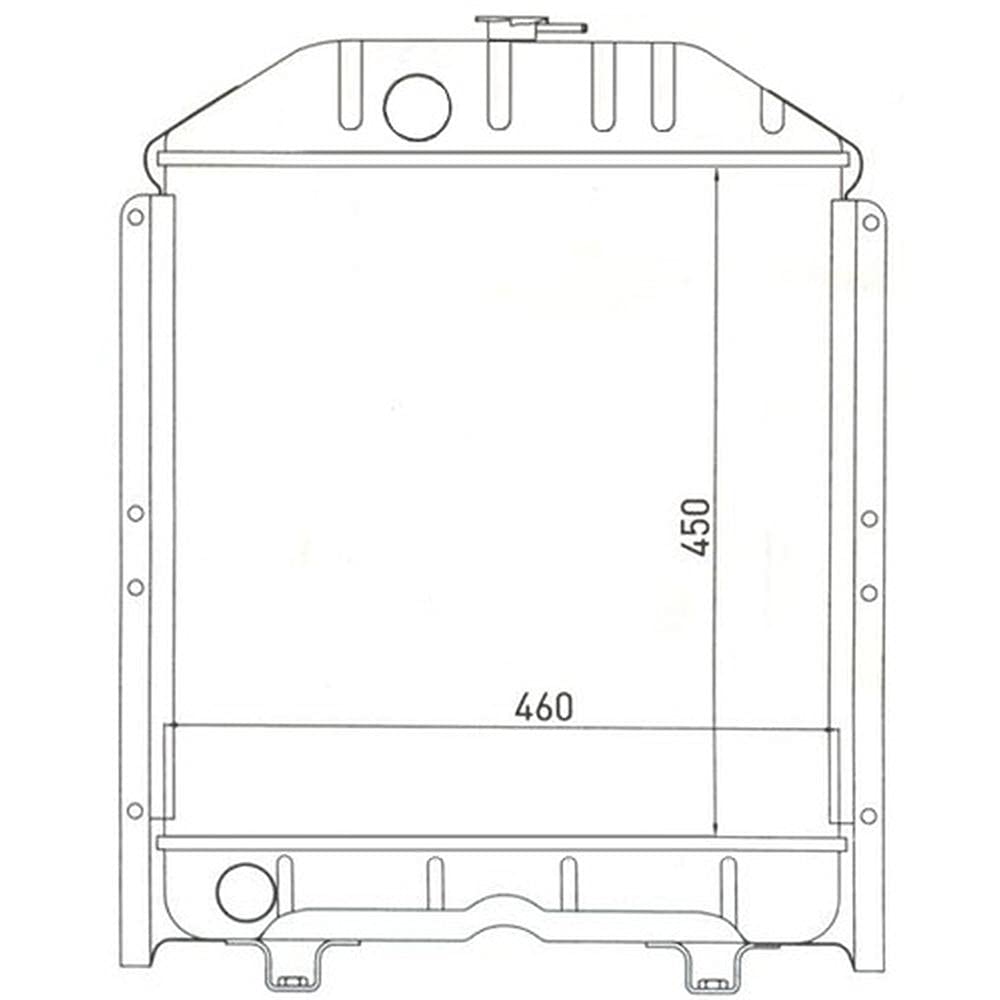 Tractor Radiator E603