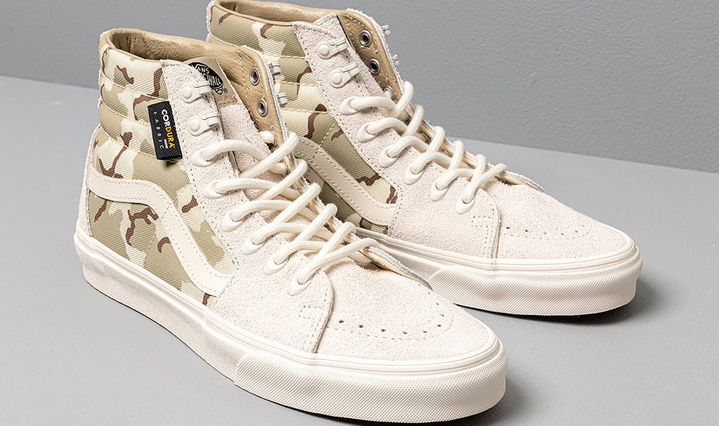 White Asparagus Camo Sk8-Hi Shoes Z833