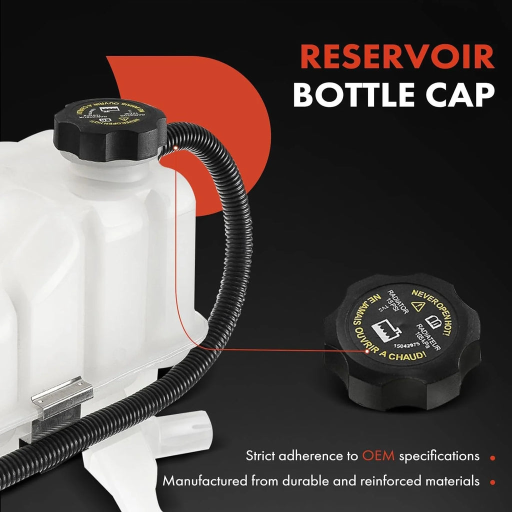 Engine Coolant Recovery Tank with Cap & Sensor M103