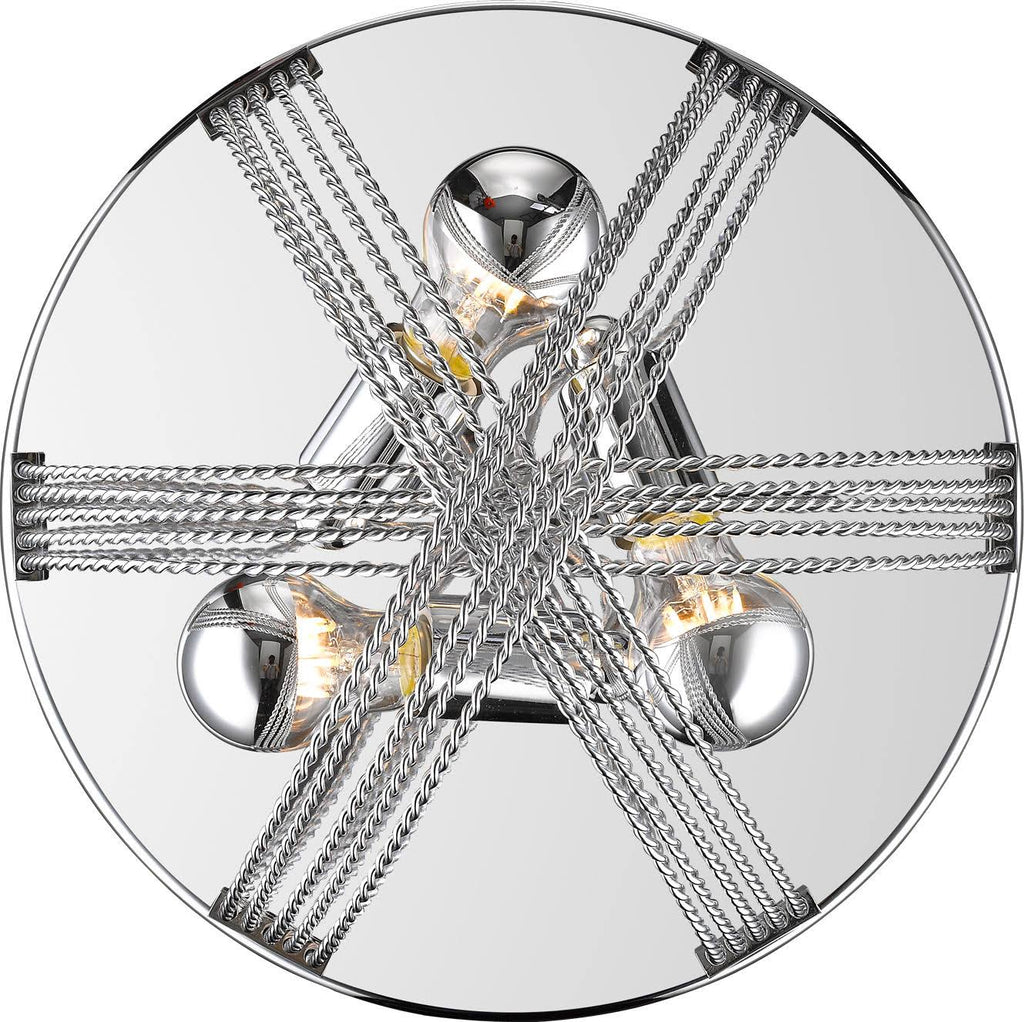 Chrome Flush Mount Light R520