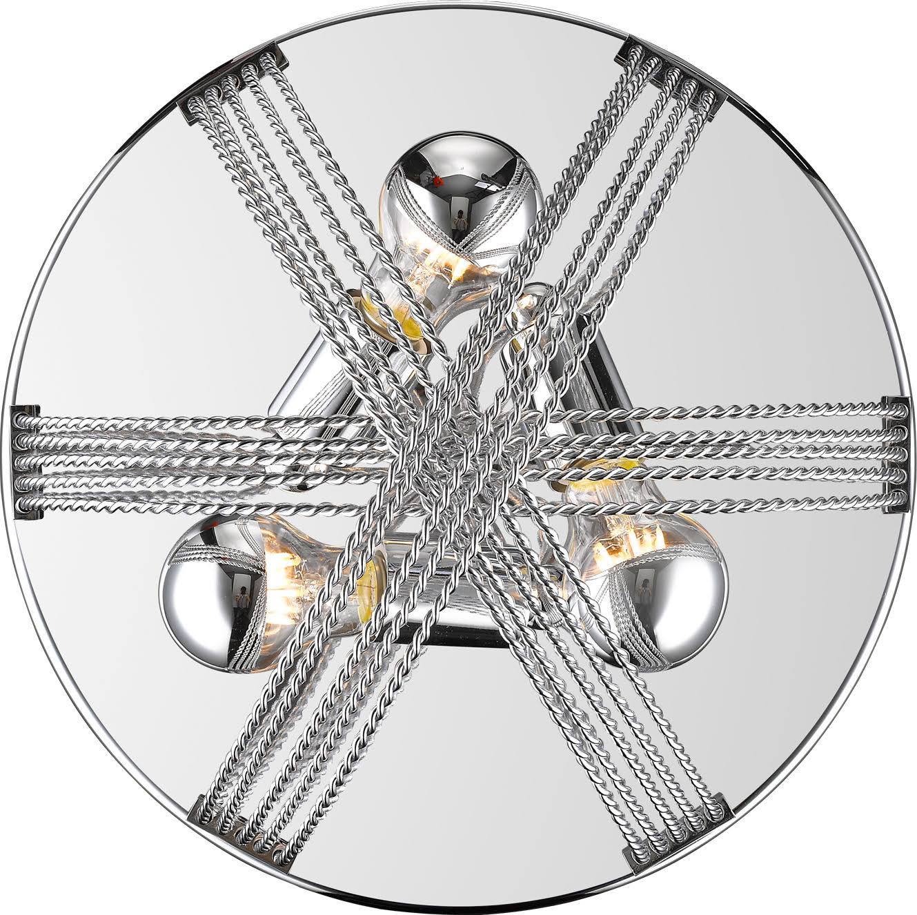 Chrome Flush Mount Light R520