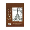 30 Ct 8.5 inch x 11 inch Spiral Sketch Book A41300