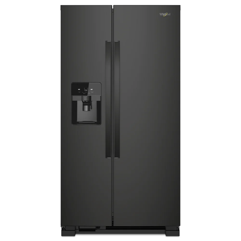 Freestanding Side by Side Refrigerator, 21.4 Cu. Ft. Total Capacity, Frameless Glass N839406