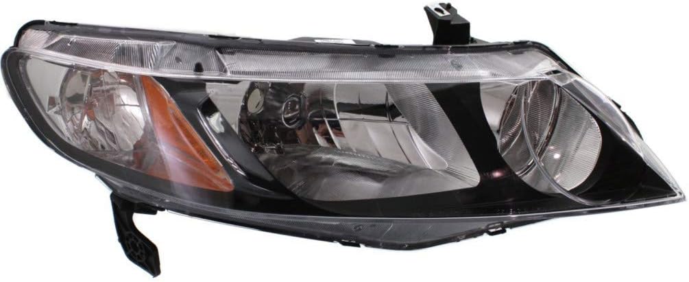 Driver Side Headlight Assembly for Honda Civic 2006-2011 W4775